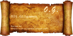 Olt Gilgames névjegykártya